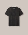 Playera Manga Corta Estampada,NEGRO P1